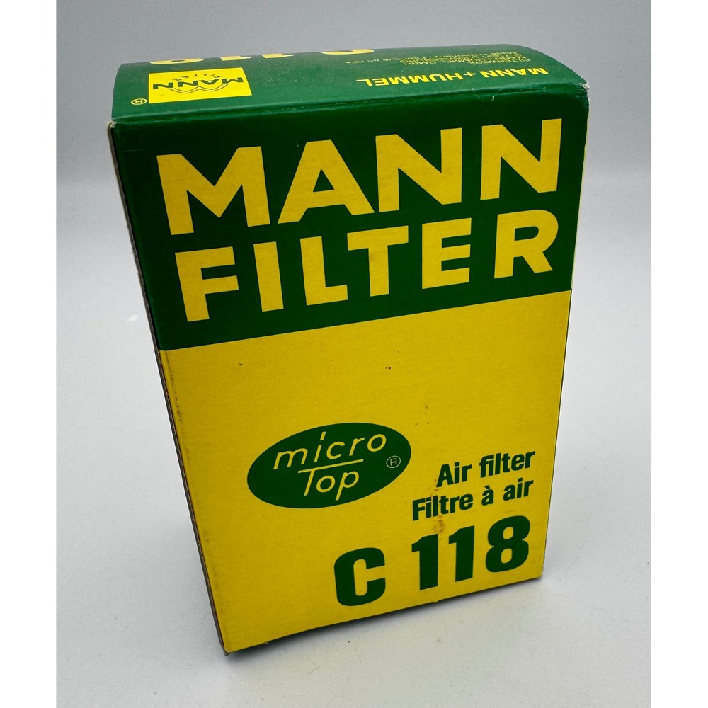 Vintage MANN-FILTER C 118 Air Pump Filter - New Old Stock (NOS) Mercedes